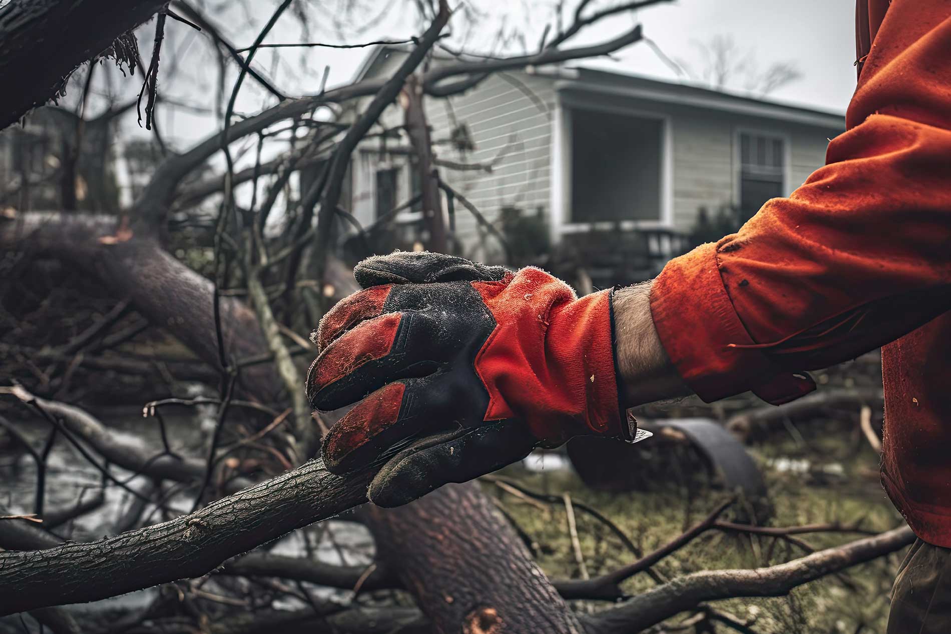 Storm Damage Cleanup in penticton - Fir Yew